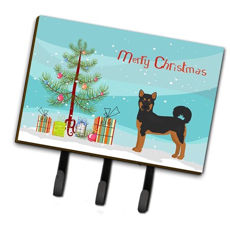Carolines Treasures Akita Shepherd Black & Tan Christmas Tree Leash or Key Holder CK3798TH68